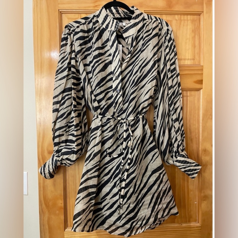 Banana Republic Zebra Mini Dress
